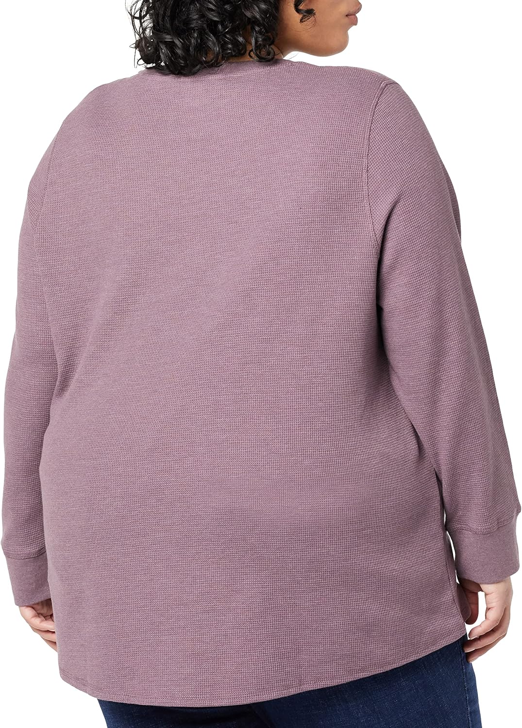 Dickies Damen Long Sleeve Crew Neck Thermal Arbeits-T-Shirt XS Dusty Violet Einzelfarbe, XS Dusty Vi