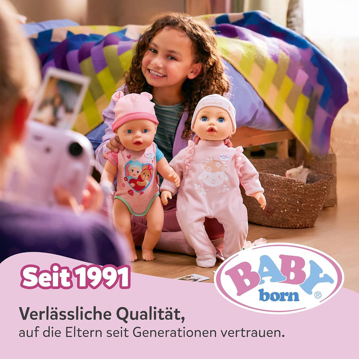 Baby Born Regen-Oufit mit Regenmantel, Regenhose und Gummistiefeln für 43 cm Puppen