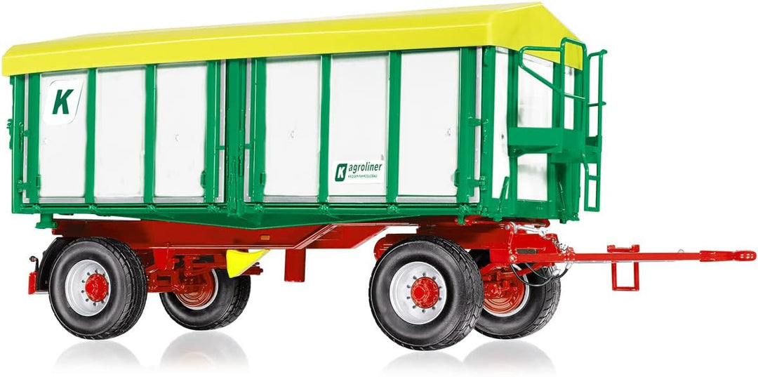 WIKING 077866 Kröger Zweiachs-Dreiseitenkippanhänger HDK 302, Modell, 1:32, Metall/Kunststoff, Ab 14