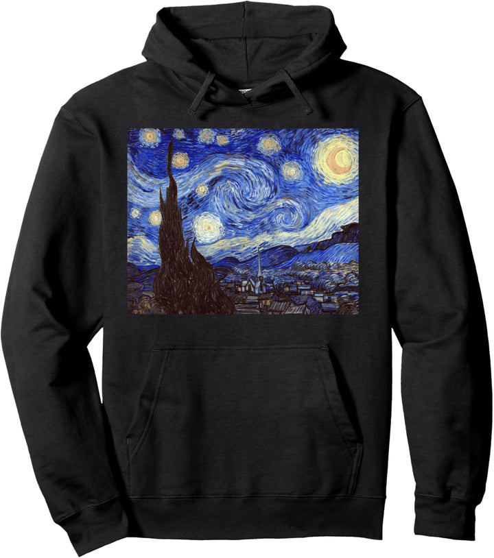 Sternennacht von Vincent van Gogh Shirt | berühmte Kunstmalerei Pullover Hoodie