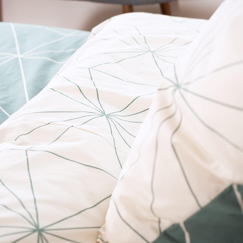 CÔTE DECO Bettwäsche mit Bettbezug 220 x 240 cm + 2 Kopfkissenbezüge 63 x 63 cm, Bettwäsche-Set für