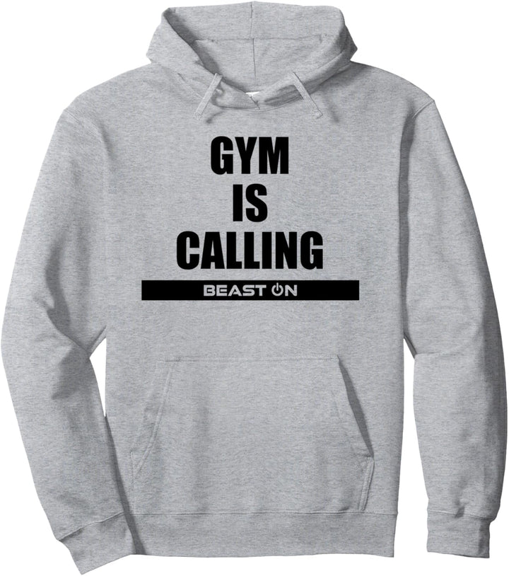 Gym is Calling Fitness Bodybuilding Gym Motivation Sprüche Pullover Hoodie