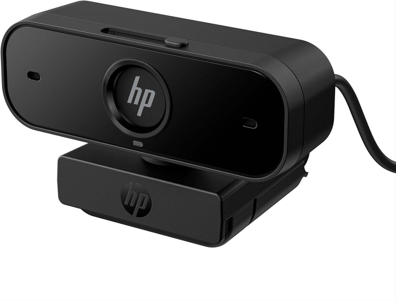 HP 430 Webcam FHD 1080p, Autofokus, 360° Rotation, Sichtfeld bis zu 85°, Doppelmikrofon mit Rauschun