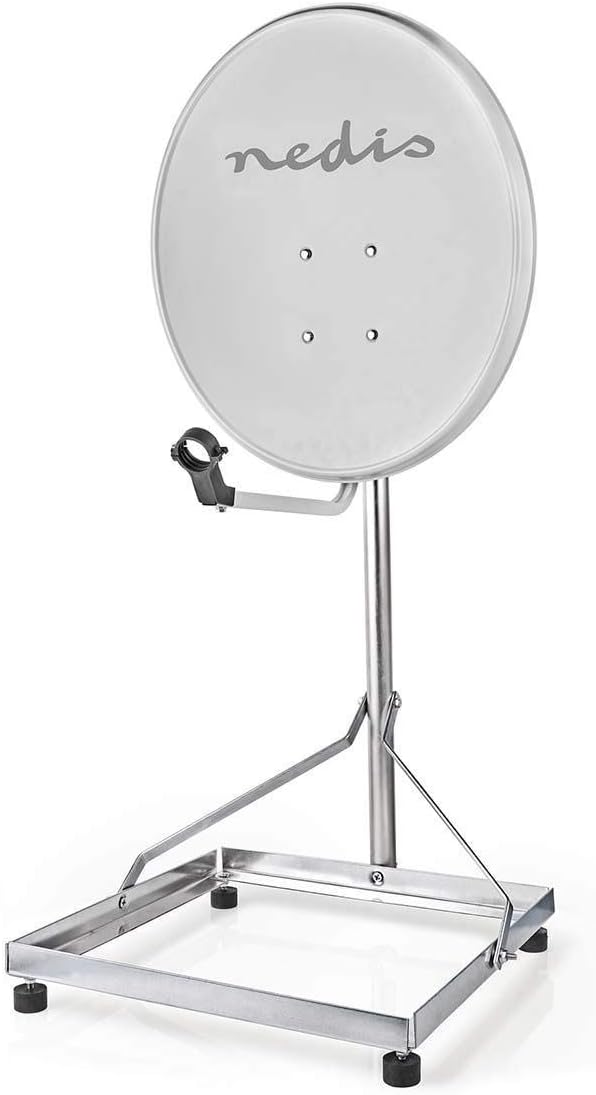 Nedis - Satellit Ständer Balcon - 4 x 30 x 30 cm - Galvanisiertem Stahl - Silver 4 x 30 x 30 cm Silb