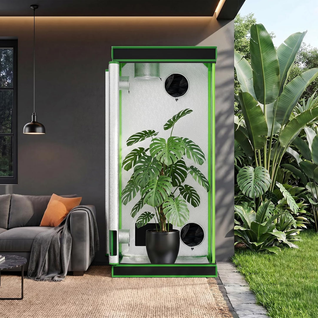Kingpower Grow Box Grow Zelt für Pflanzen Growbox Gewächshaus Garten Anzucht Gemüse Kräuter Schrank