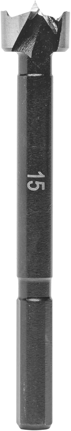 ENT 40015 Forstnerbohrer "Wave Cutter" Durchmesser (D) 15 mm, NL 60 mm, GL 90 mm, S 8 mm, SL 30 mm D