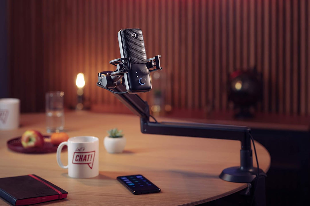 Elgato Shock Mount - Maximale Isolation von Schwingungen, Stahlgestell mit verstärkter elastischer A