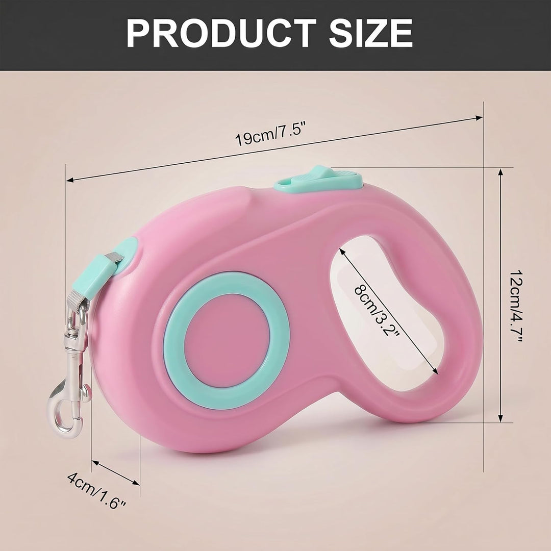 AIITLE Ausziehbare Hundeleine, 5m Flexi Hundeleine für Kleine und Mittlere Hunde bis 15 kg, 360° Dre