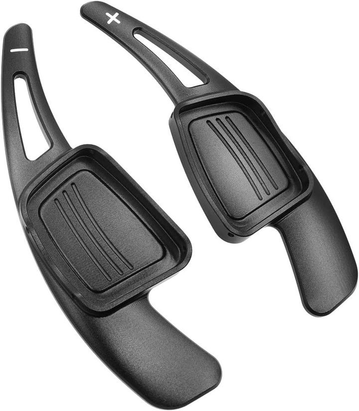 CT-CARID 2 Stück Auto Aluminium Lenkrad Schaltpaddle Shifter Verlängerung Aluminium Kompatibel Schal