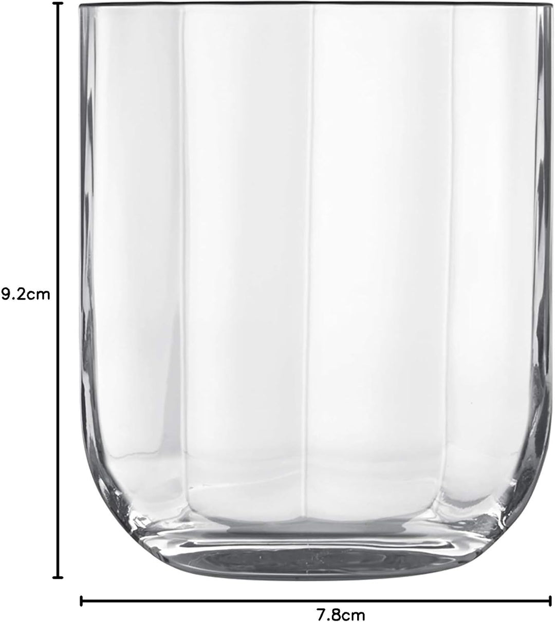 Luigi Bormioli Jazz On The Rocks/Double Old Fashion Glas, 333 ml, 4 Stück
