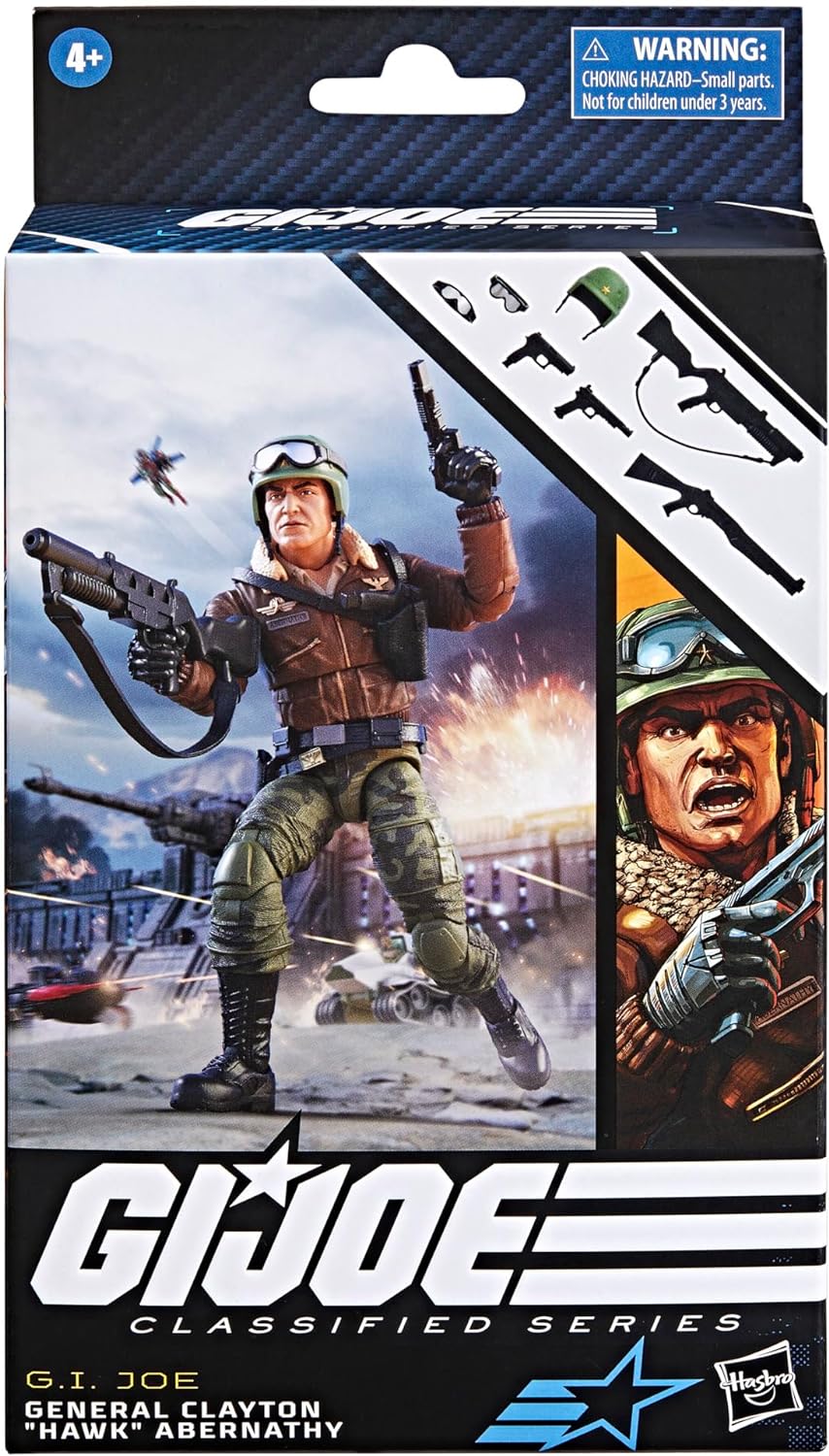 G.I. Joe Classified Series General Clayton Hawk Abernathy Sammel-Actionfigur 103 15,2 cm Actionfigur