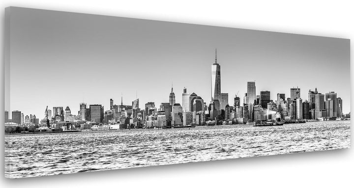 Feeby Bilder Gebäude Wolkenkratzer 90x30 cm Wohnzimmer Schlafzimmer Büro Flur Küche Wandbilder Moder