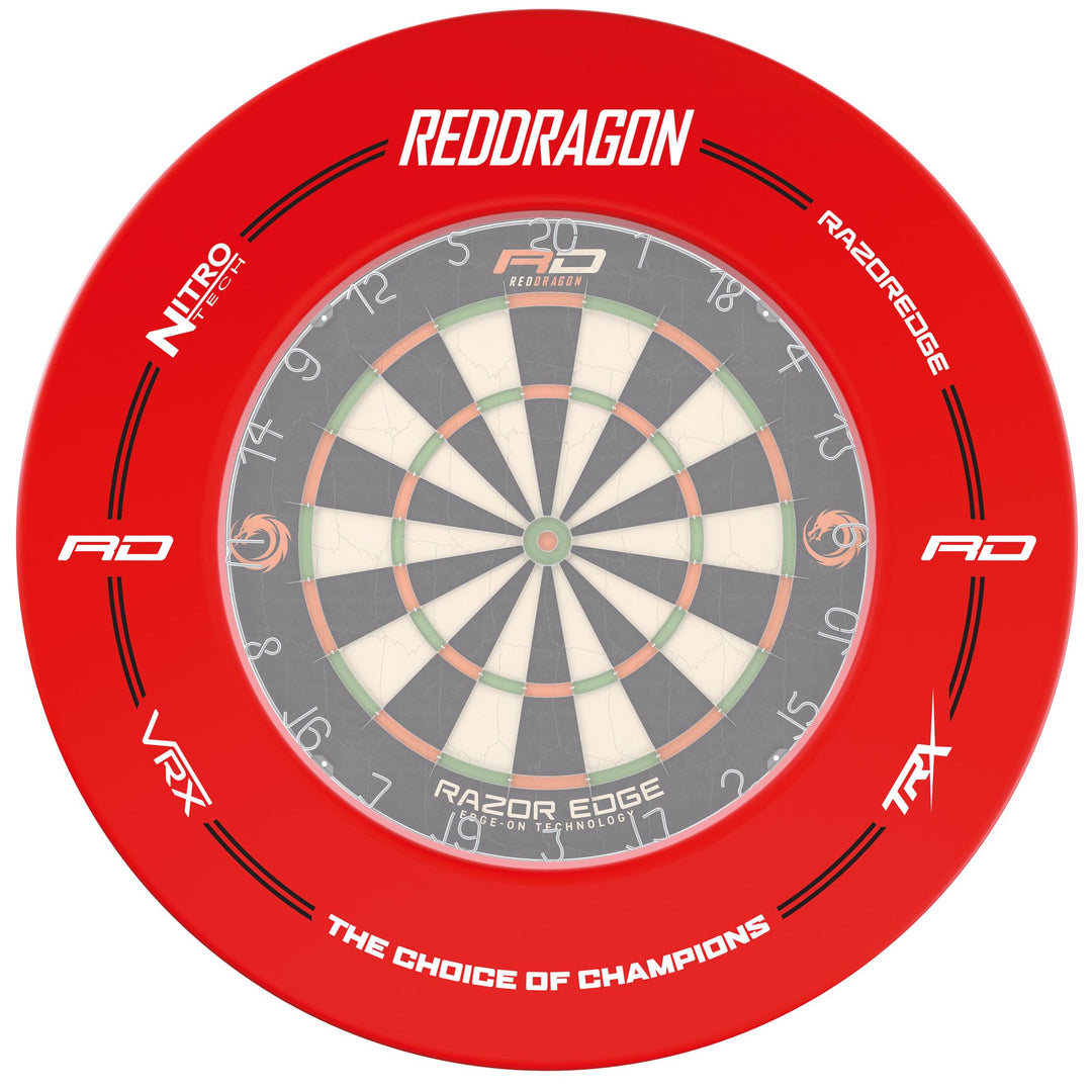 RED DRAGON Dartboard Surround, Red