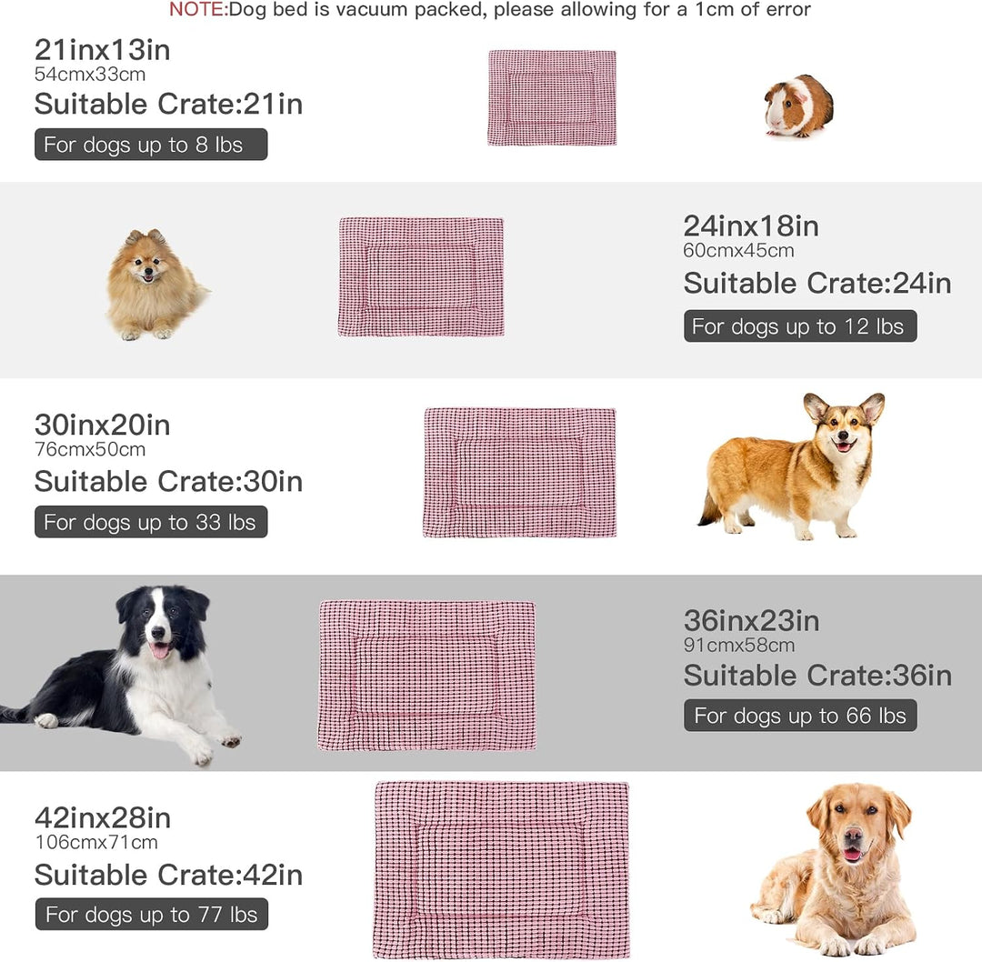 BVAGSS Orthopädisches Hundebett, Waschbar Hundekissen flauschig Hundematte, Umkehrbar Weiche und War