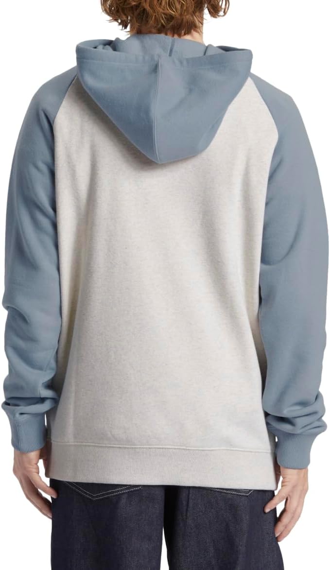 Dcshoes Herren Dc Star Pilot Raglan Ph Sweatshirts (1er Pack) L Snow Heather/Ashley Blue, L Snow Hea