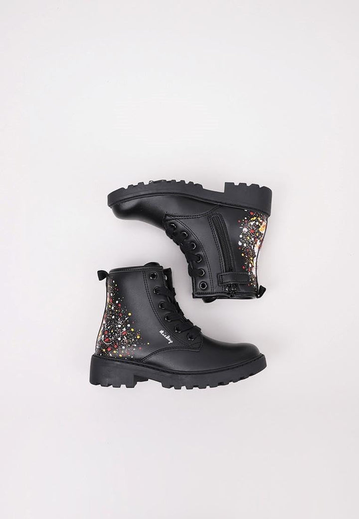 Geox Mädchen J Casey Girl Ankle Boot 28 EU Black Multicolor, 28 EU Black Multicolor