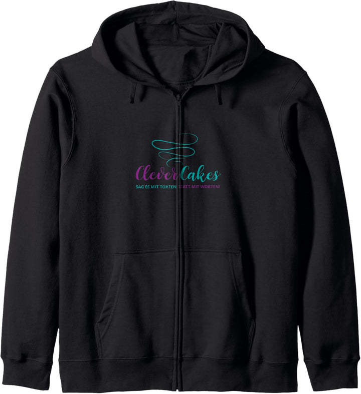 Clever Cakes sag es mit Torten, statt mit Worten! Kapuzenjacke