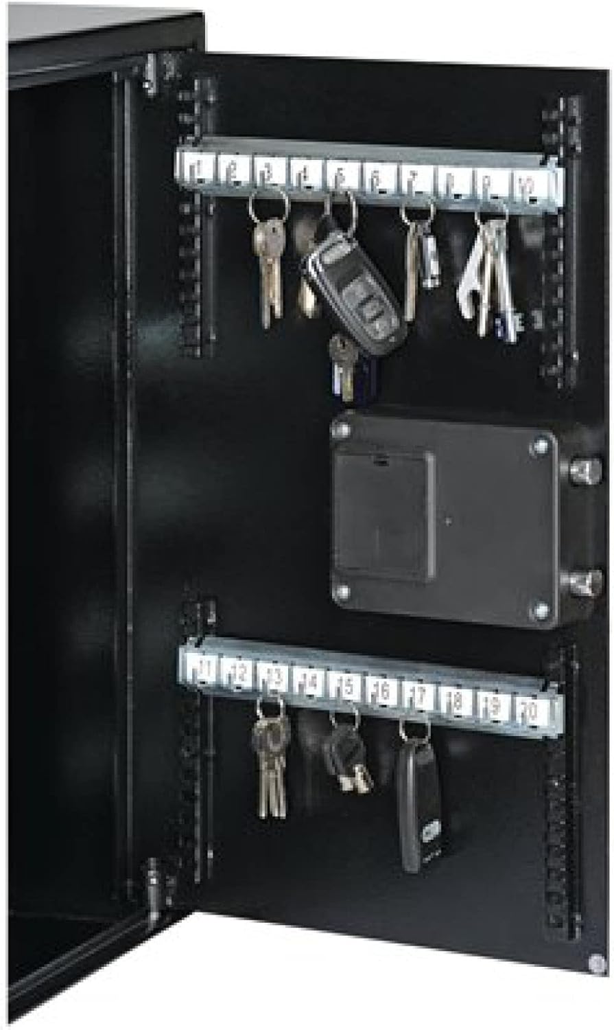 Yale - Elektronischer Schlüsseltresor - 100 Haken - YKB/550/DB1 - Standardsicherheit - Schwarz Elekt