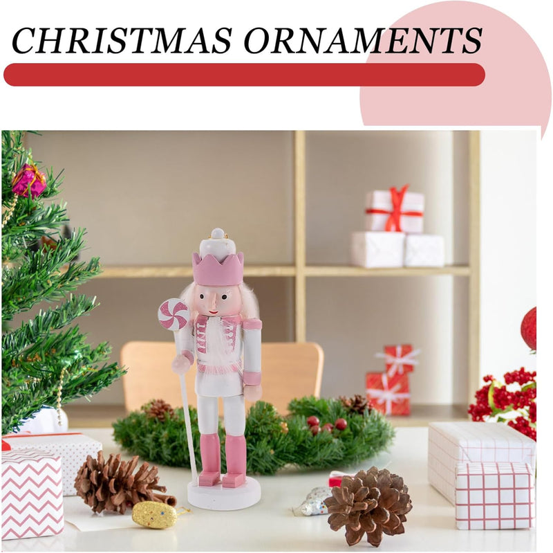 Veemoon 5 Stück Kleine Nussknacker-Hängeornamente Weihnachtsbaum-Soldat- Weihnachts-Hängefiguren Nus