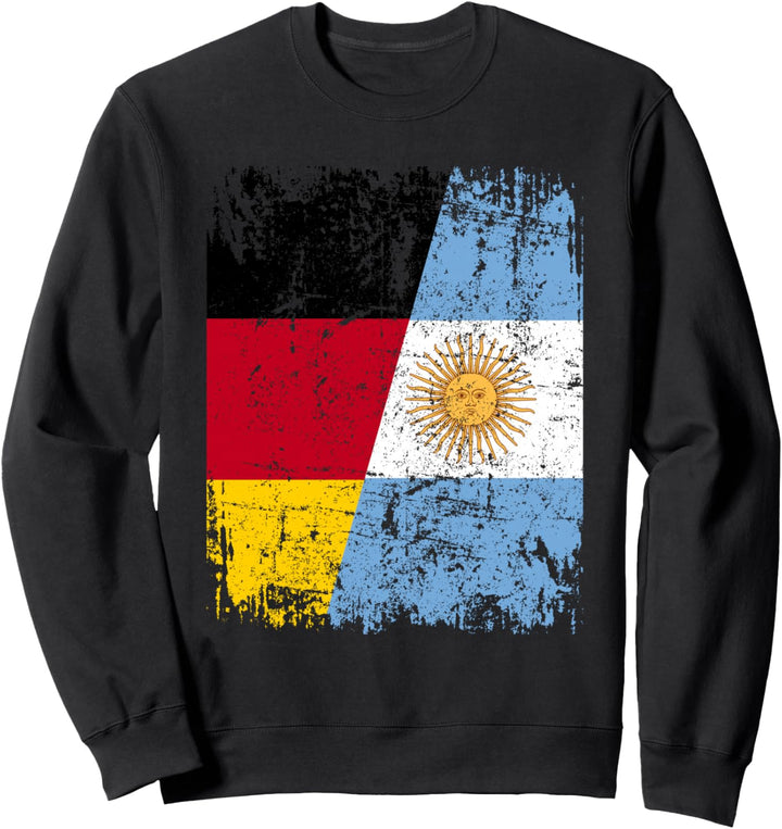 ARGENTINIEN DEUTSCHLAND Flagge | Damen Herren Kinder Sweatshirt