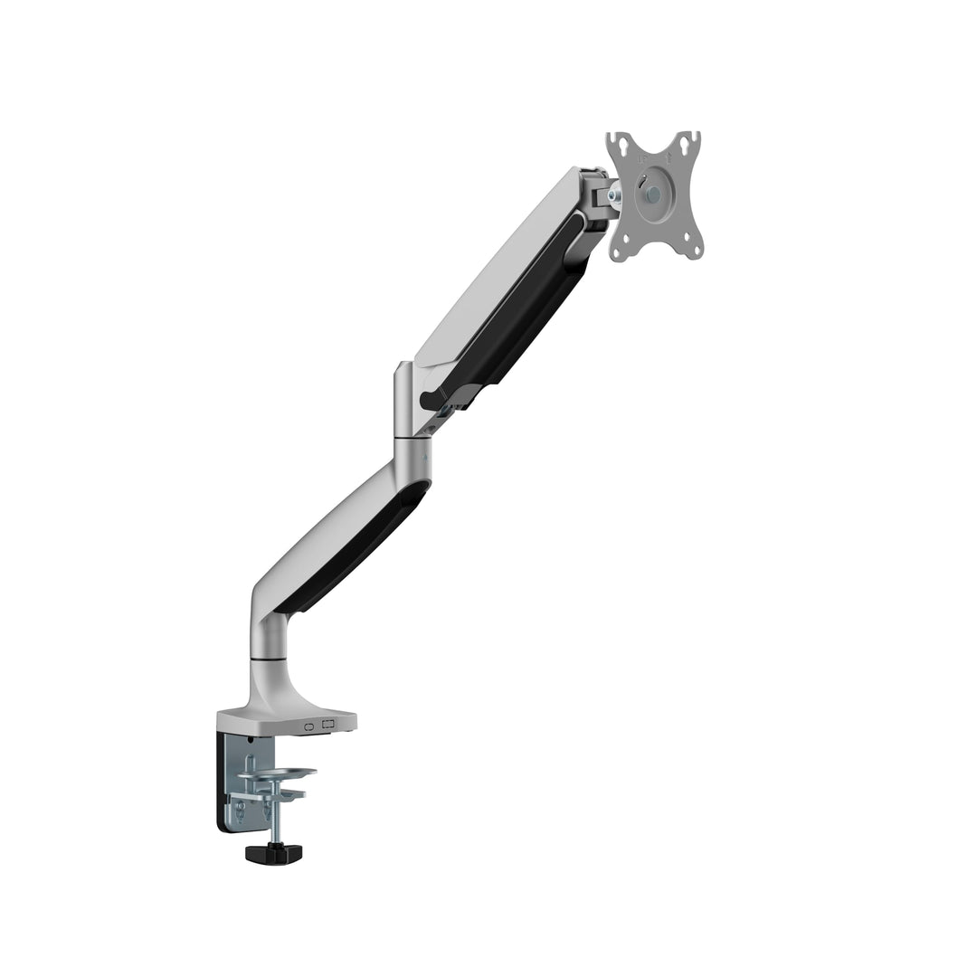 HALTERUNGSPROFI Aluminium Gasdruck Tischhalterung für LED und LCD Monitore bis 45 Zoll VESA 75x75 10