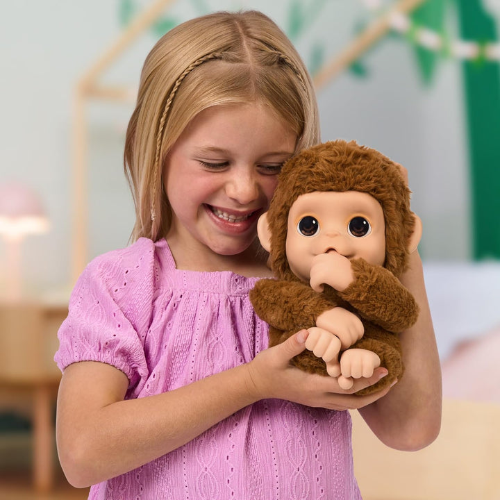 Little Live Pets - Mango, der interaktive AFFE, 50 interaktive Sounds und Mundbewegung, liebt das Ki