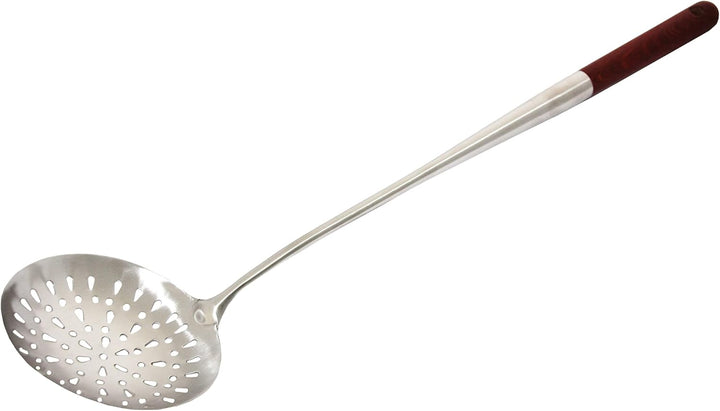 Kukmara Utschak mit Abzugs-Rohr, 45cm + 16 Liter Gusseisen Kazan INNEN GLATT + 50cm Schaumlöffel - F