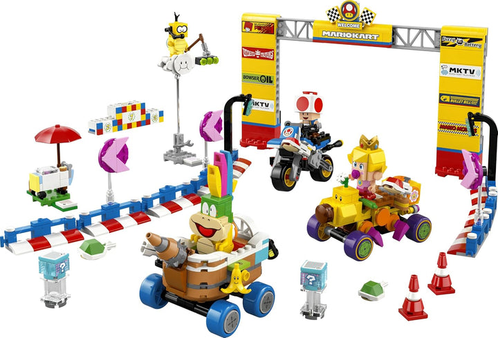LEGO Super Mario: Mario Kart – Baby Peach & Grand Prix-Set, Nintendo Figuren – Toad, Lakitu, Baby Pe