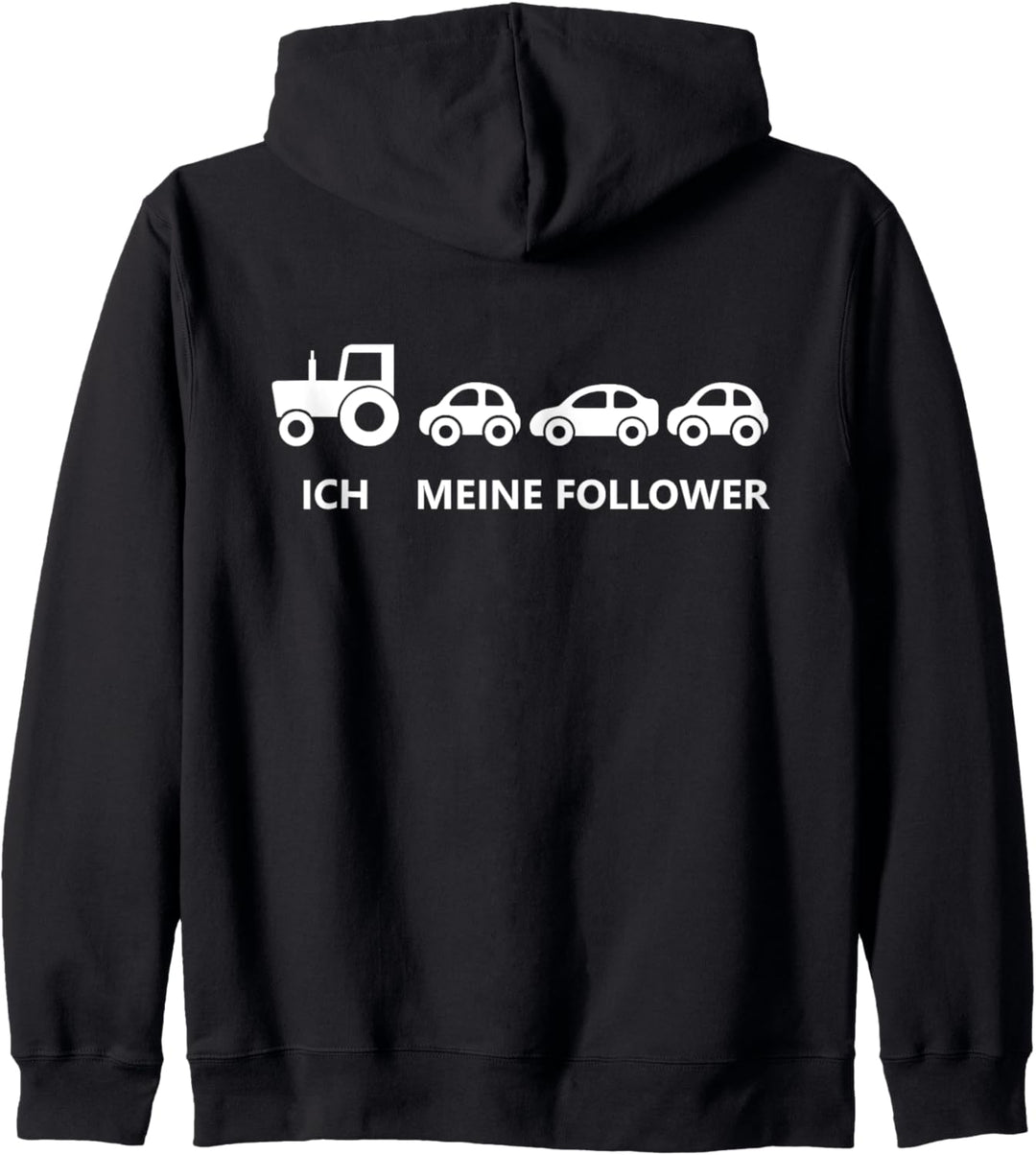 Ich & Meine Follower | Lustiges Traktor Trecker Kapuzenjacke