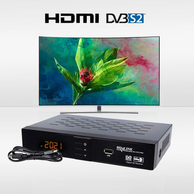 hd-line 310S PRO Receiver Satellit HD Digitaler Satelliten Receiver HDMI DVB S2 Receiver für Sat HD