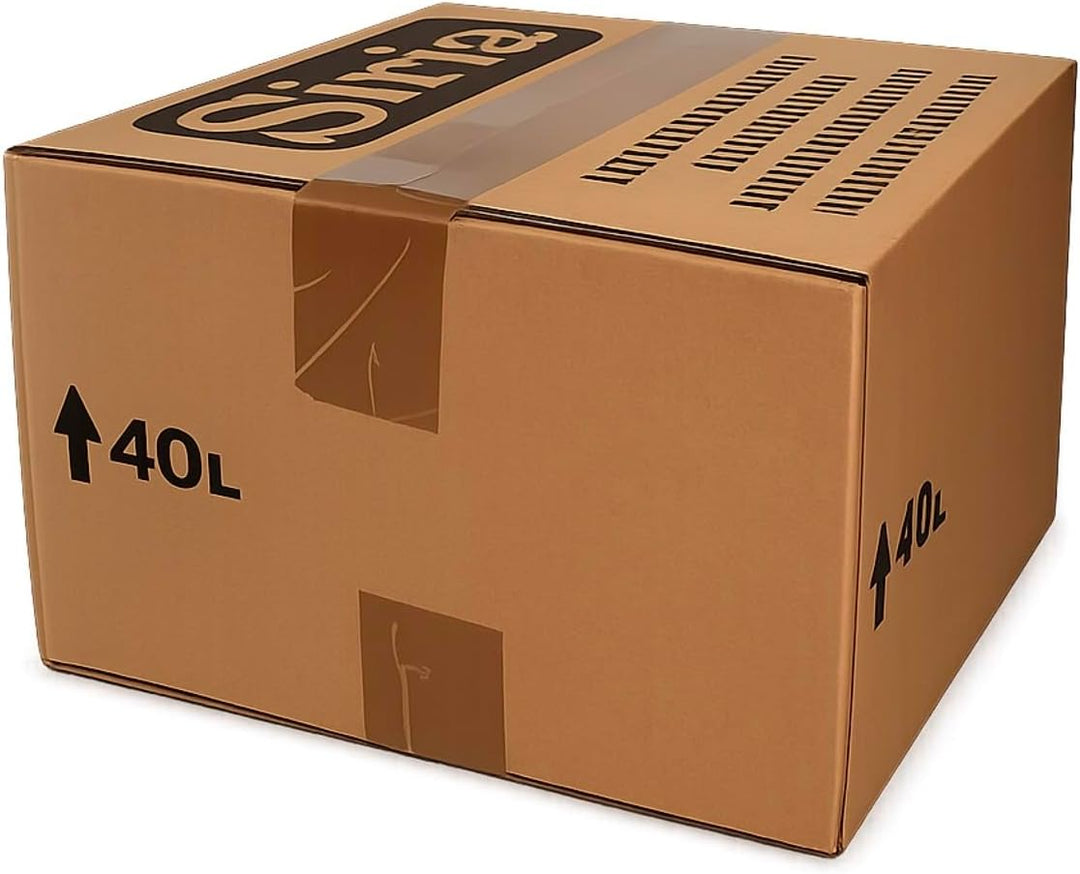 Siria 40L-Katzenstreu Klumpend und Pflanzlich-Set 4 Sack je 10 Liter, 40L