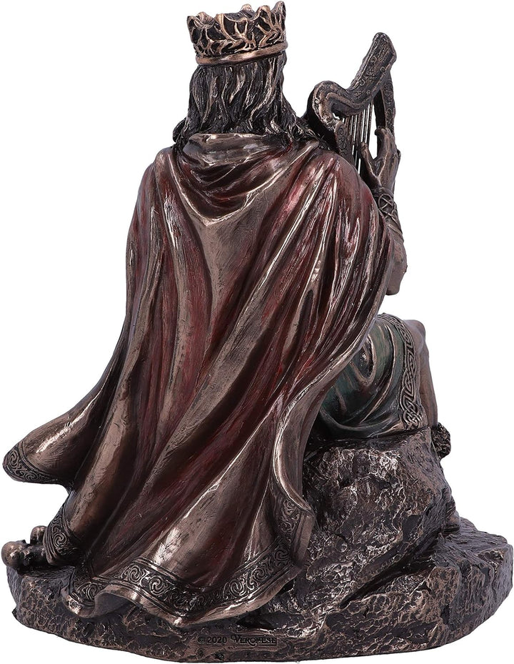 Nemesis Now Dagda König von Tuatha De Danann Keltische Gottheit-Figur, Bronze, 18,5 cm