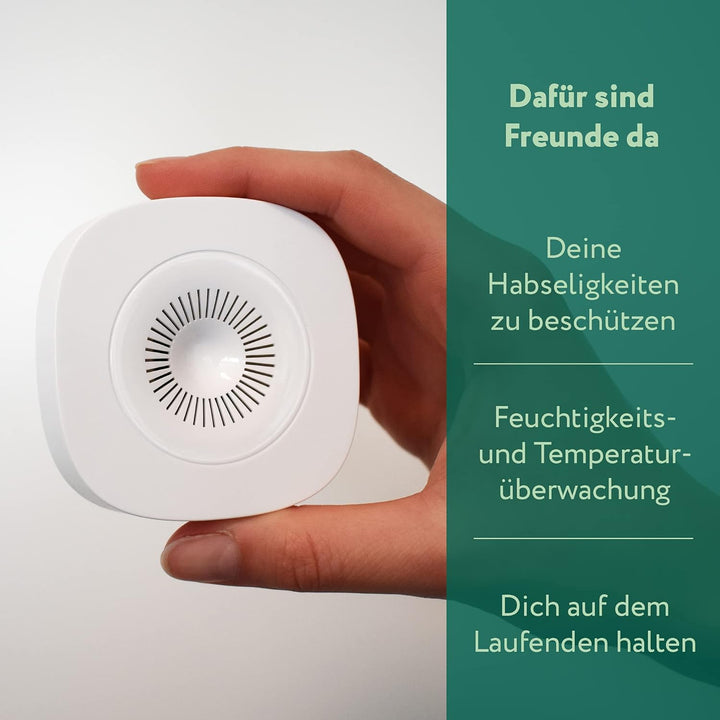 frient Smart Humidity Sensor | Funk Feuchtigkeits- und Temperaturmesser | batteriebetrieben | Zigbee