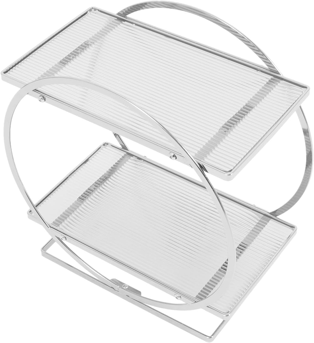 Makeup Organizer 2 stöckig Hautpflege Parfüm Organizer Perfume Storage Kosmetik Aufbewahrungsrega l2