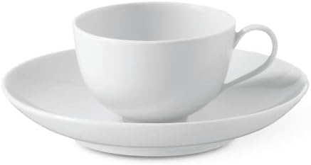 KPM Berlin URBINO Espresso-Set 4 tlg., Porzellan, Esproessotassen, mit Untertassen, handmade, weiss,