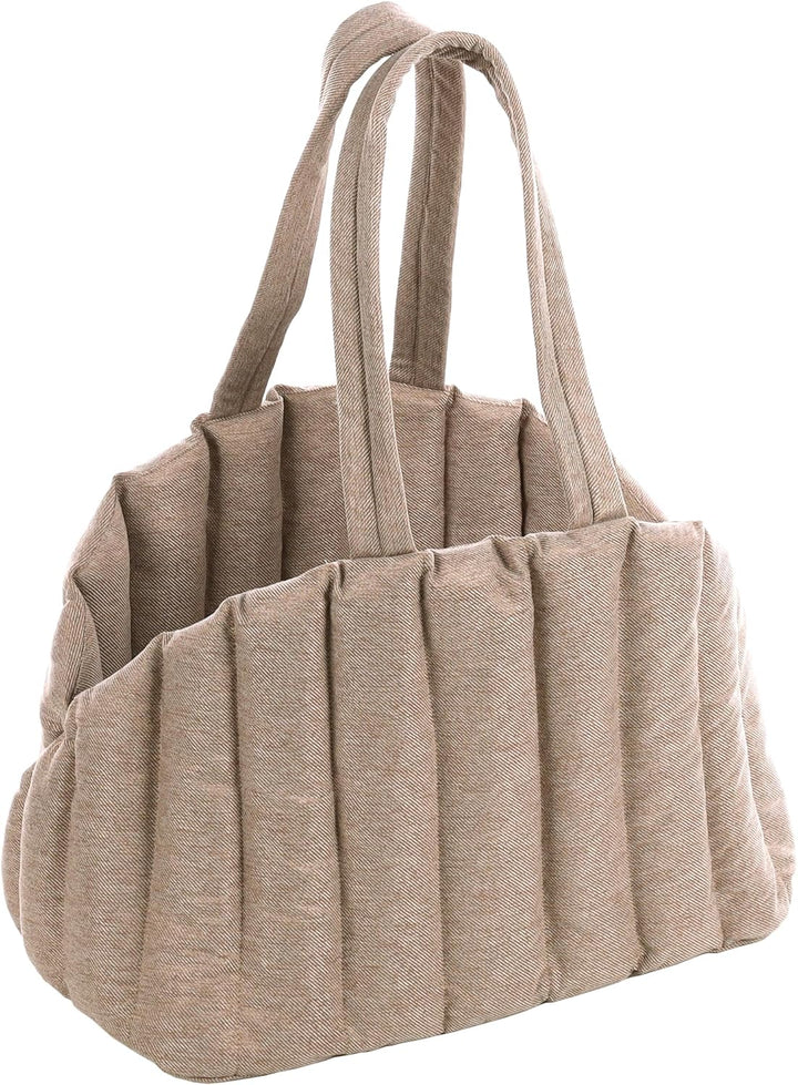 Flamingo Tragetasche Gladys BEIGE 58x32x34CM, Beige