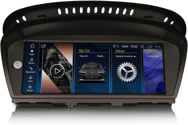 Erisin 8.8" Android 13 8-Kern 4GB RAM+64GB ROM Autoradio GPS Navi für BMW 3er E90 E91 E92 E93 5er E6