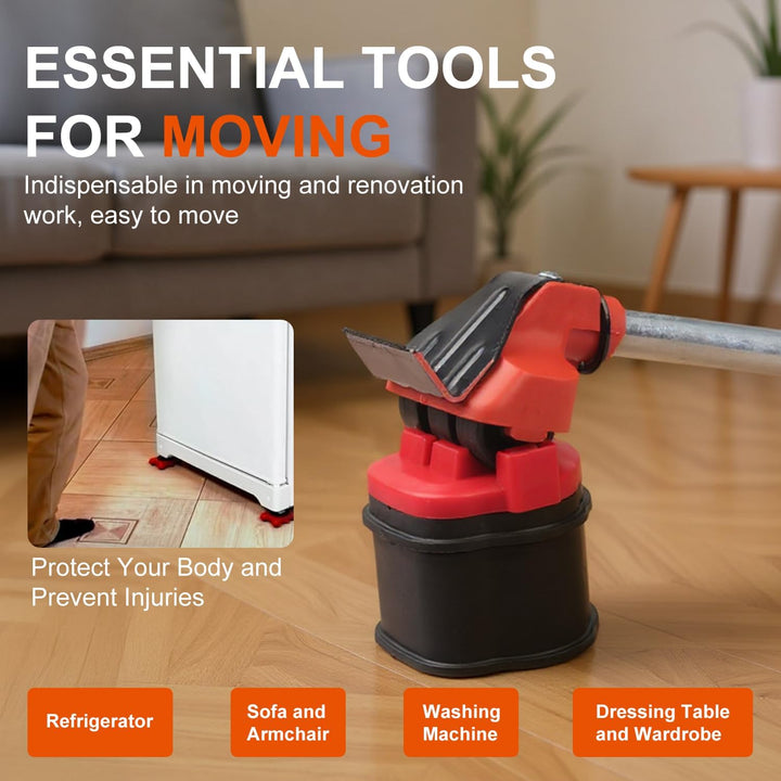VOBOR Möbel Transportrollen Set, Möbelheber Mit 4 Stück Bewegen Sliders Schwere Möbelrollen Verschie