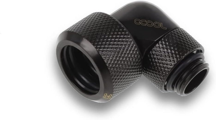 Alphacool 17609 Eiszapfen 16mm HardTube Anschraubtülle 90° drehbar G1/4 für Acryl/Messingrohre - 4pc