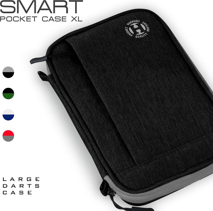 Harrows Smart Case Darttasche & Dart-Etui für 3 oder 6 Darts | Robustes Eva-Case mit Stoff-Finish |