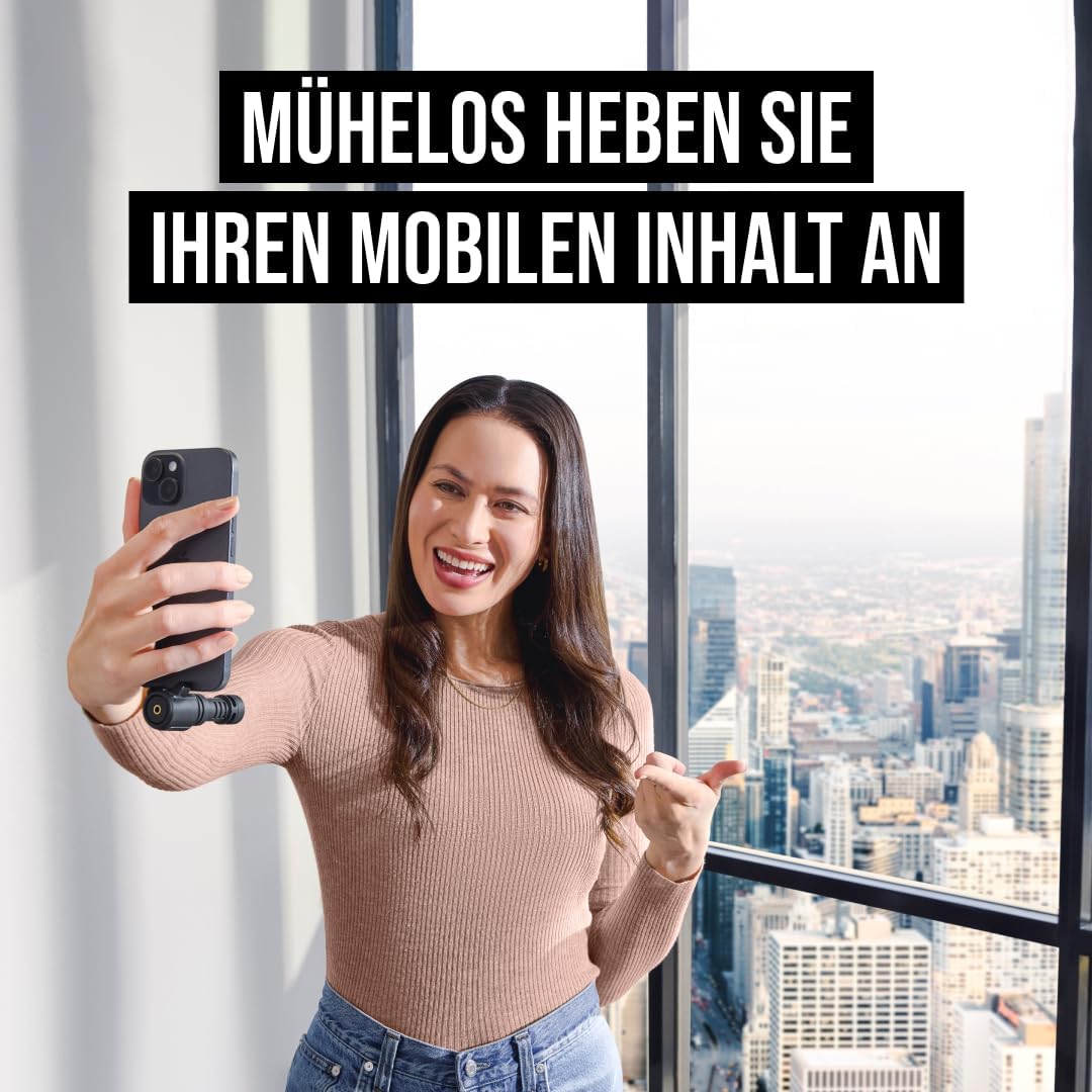 RØDE VideoMic Me-C+ Richtmikrofon für USB-C-Mobilgeräte (iOS und Android), Perfekt für die Erstellun