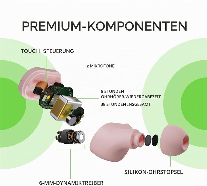 Belkin SOUNDFORM Play True Wireless In-Ear-Kopfhörer, Kopfhörer kabellos, 3 EQ-Voreinstellungen, sch