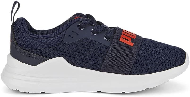PUMA Unisex Kinder Wired Run Ps Sneaker 34 EU Peacoat, 34 EU Peacoat