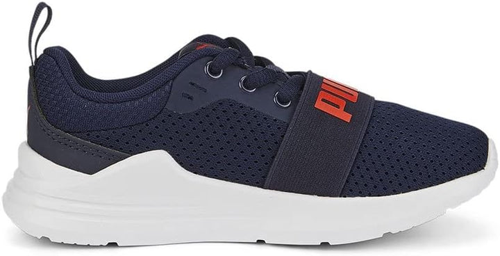 PUMA Unisex Kinder Wired Run Ps Sneaker 34 EU Peacoat, 34 EU Peacoat