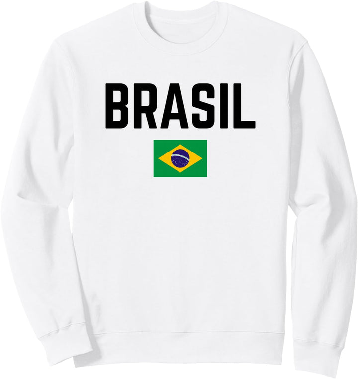 BRASIL BRASILIEN Flagge | Damen Herren Kinder BRASILIEN Sweatshirt