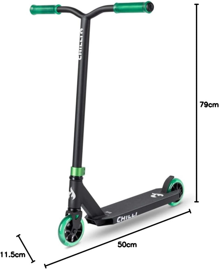 Chilli Pro Scooter Base S Tretroller 79 grün, 79 grün