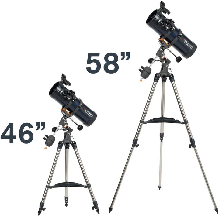 Celestron 31042 AstroMaster 114EQ Spiegelteleskop AstroMaster 114EQ Reflektor Teleskop, AstroMaster