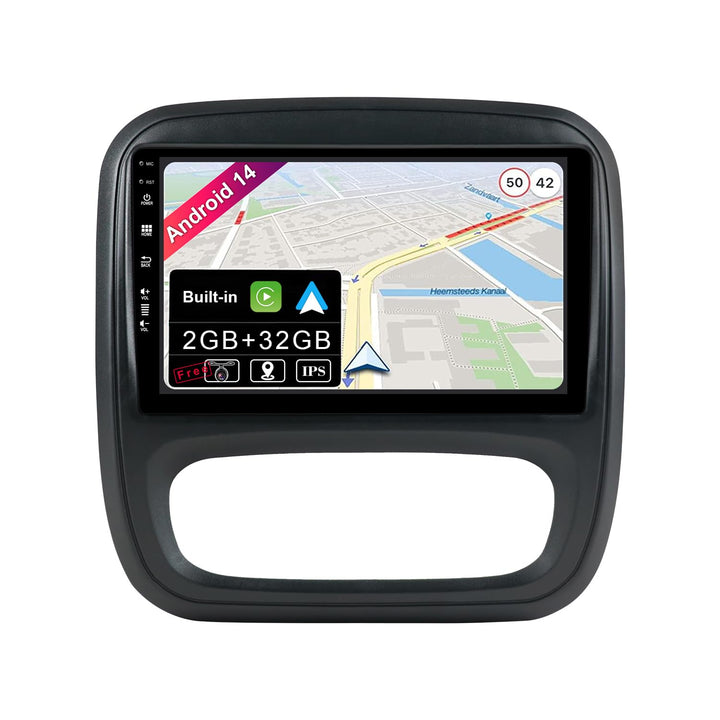 JOYX Android 12 IPS Autoradio Passt für Renault trafic 3 (2014-2021) / Opel Vivaro B (2014-2018) - E