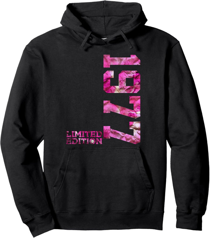 PINK 47 JAHRE 47. GEBURTSTAG LIMITED EDITION 1977 Pullover Hoodie