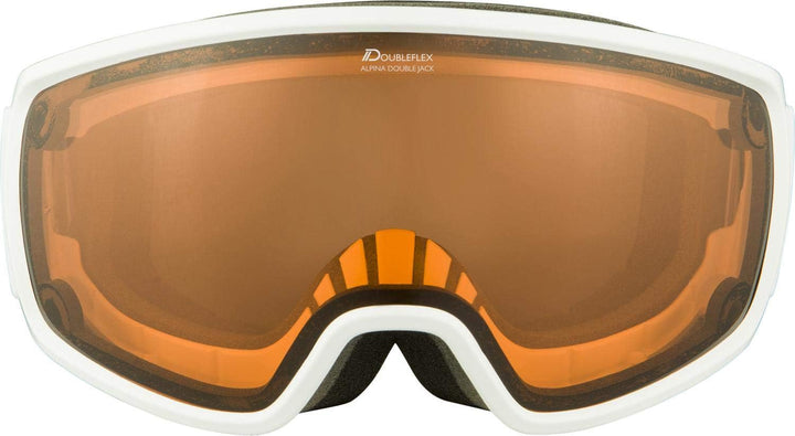 ALPINA DOUBLE JACK MAG Q-LITE - Verspiegelte, Kontrastverstärkende Wechselscheiben OTG Skibrille Mit